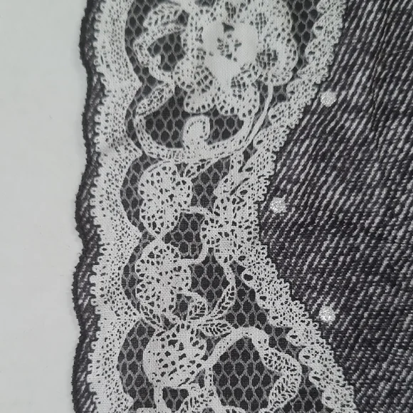 3for$15-Elegant Gray Handkerchief - Picture 6 of 8